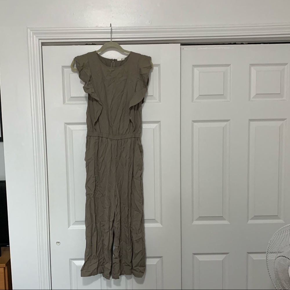 GAP olive green jumpsuit